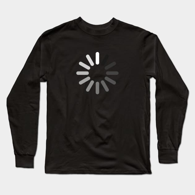 Loading Animation Long Sleeve T-Shirt by erock